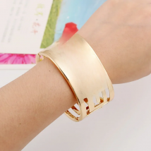KMVEXO Top Quality Luxurious Gold Color Personality Exaggerate Punk Cuff Bracelets Bangles For Women 2020 Pulseras