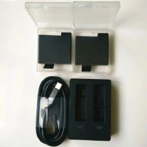 100% Original SJCAM 900mAh Backup Rechargable Li-on Battery and Charger and case For SJCAM M20 WiFi Sports Camera