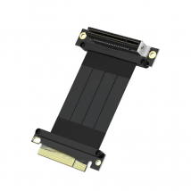 HYX high speed Pci-E3.0 Express 8X To 8X Slot Riser Card Converter Extender Ribbon Adapter Extension Cable Gold Plated 90degre