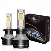 K6C H7 H4 LED 80000LM Headlights Bulb Canbus 6000K H1 H4 9012 HIR2 H8 H9 H13 9007 9005 9006 HB3 HB4 High Power 4575 CSP Chips