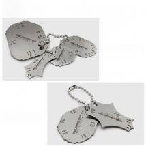 Pocket Fillet Weld Gage Welding Gauge Key Weld Seam Test Ulnar Measure Tool (WS ORIGINAL, Metric & Standard Selection)