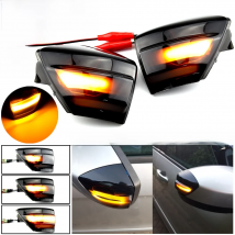 2X LED Dynamic Turn Signal Light Side Mirror Sequential Blinker Indicator Lamp For Ford S-Max 07-14 Kuga C394 08-12 C-Max 11-19