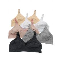 Wireless Soft Non Padded Cotton Bras For Women Comfortable Underwear Everyday Thin Lingerie C D Cup