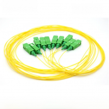 50/PCS SC/APC fiber Pigtail Simplex 9/125 Single Mode Fiber Optic Pigtail 0.9mm LSZH Yellow