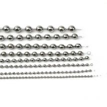 1.5 2 2.4 3 4 5 6 8 10 mm Stainless Steel Ball Chain Bead Chain Connectors Bulk For DIY Necklace Pendants Keychain Jewelry