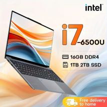 Laptop da gioco portatile Windows 11 i7 Computer da 15,6 pollici PC Gamer Sblocco impronta digitale Notebook Intel Core i7 6500U Laptop Retroilluminazione