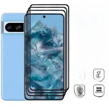3 Pcs Tempered Glass For Google Pixel 10 9 8 7 6 Pro XL 7A 5A 3 XL Curved Full Cover Screen Protector
