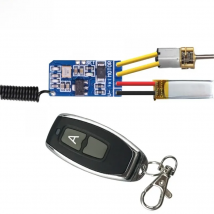 Mini motor Remote Control Switches Small Tiny Motor RF Wireless Controller Forwards Reverse Stop RX TX 433 magnet Coil Remote