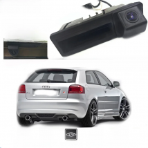HD Rear View Camera For Audi A3 S3 RS3 MQB 8V 8P Sportback 2003 ~ 2011 Trunk Handle Backup Waterproof Parking Reversing Camera