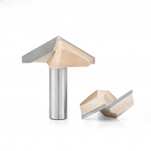 Tideway V Groove Router Bit 120° 150° Double Flute Chamfer Bevel Bit Woodworking Tools Engraving Slotting Cutter for Wood CNC