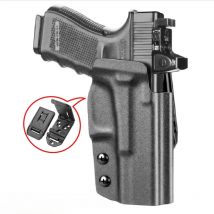 Only Fit Glock 17 19 19X 31 32 45 (Gen1-5) Glock 22 23 (Gen 1-4),OWB Kydex Holster,Fit1.5''-2.25''Belt Red Dot/Optics Compatible