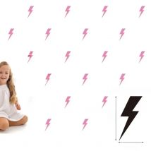 96 Lightning /pack Little Lightning Bolt Wall Sticker Removable home decor art Wall Decals Wall Stickers For kids room D704