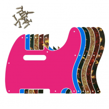 Xinyue Custom Guitar Parts - For US Standard 8 Screw Holes 62 Year Tele Telecaster Guitar Pickguard Scratch Plate Flame Pattern
