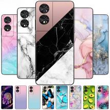 For TCL 50 5G Case Marble Printing Soft TPU Silicone Back Cover for TCL 50 XE 5G Phone Cases for TCL50 5G 50XE Black Shells Para