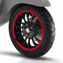 12 Strips For Vespa 946 GTS250 300 SPRINT PRIMAVERA 150 LX125 motorcycle 2Wheels Sticker Reflective Rim Suitable 12 inch tires
