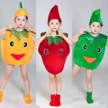 Children Kids Girls Boy  Party Cartoon Fruit Vegetable   Clothes Banana Orange Pumpkin     Cosplay     Halloween Costume