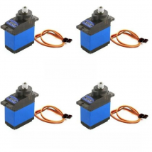 4PCS MG92B 13.8g 3.5KG Torque Metal Gear Digital Servo for RC Model Drone Airplane Helicopter Car Boat Robot DIY Parts