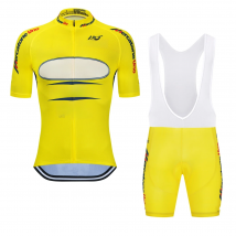 Marco Pantani Yellow Cycling Jersey Set Retro Team Mercatone Uno Summer Breathable MTB Bike Clothing Ropa Ciclismo GEL Paddad