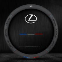 Car Suede Leather Steering Wheel Cover For Lexus F Sport ES200 ES300 RX300 LS500h GS250 GS300 IS300 CT200h NX300 UX300 LX570 HS