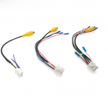 Universal 10 Pin Car Radio RCA Rear View Camera Video Input Wifi Cable Adapter Wiring Connector Android Multimedia DVD