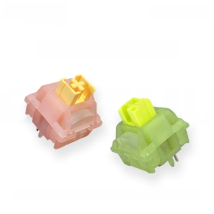 Outemu Silent Peach V3 Switch Lubed Silent Lemon V3 Switches Mechanical Keyboard Linear Tactile 5Pin Hot swap PA66 Pre Lubed POM