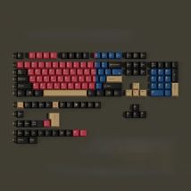 Korean Spanish Pbt Cherry Profile GMK Keycaps Blue Red Samurai Big Set Key Caps French German Arabic Russian Japanese Key Caps