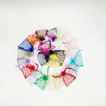 100pcs 5x7 7x9 9x12 10x15 Jewellery Bag Organza Jewelry Bags Jewelry Packaging Drawstring Gift Packaging For Jewelry Pouches