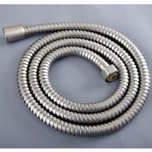 Brushed Nickel Shower Hose 1.5m Flexible Plumbing Hose Bathroom Shower Hose Water Plumbing Nhh135