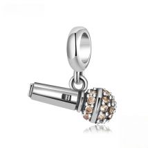 Microphone New 925 Sterling Silver High Quality Zircon Pendant Charms DIY Beads Making Fit Original Bracelet Jewelry Pendants