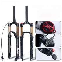 BOLANY Mountain Bike Air Supension 26/27.5/29Inch 120mm Air And Oil Remote Bicycle Fork 29 Quick Release MTB Bicycle Accessories