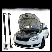 For Skoda Fabia Mk2 5J 2007-2014 Front Bonnet Hood Modify Gas Struts Carbon Fiber Spring Damper Lift Support Absorber