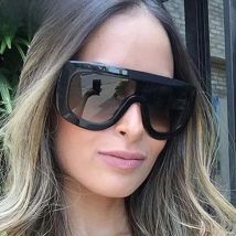 Psacss 2019 Vintage One-piece Sunglasses Women Men Oversized Brand Designer Retro Sun Glasses Male Female Fashion Mirror UV400