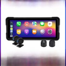 6.86 inch Carplay 2K Motorcycle DVR GPS Navigation Wireless Carplay Android Auto IPX7 Waterproof Moto Display Dual Bluetooth