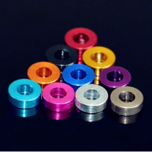 50pcs M3*6*0.25,0.5,1,1.5,2,2.5,3mm Colorful Aluminum spacer,aluminum flat waher,aluminum gasket for DIY Model