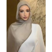 2pcs Set Muslim Modal Hijab Underscarf Caps Rayon Cotton Shawls for Women Plain Scarf Big Size Headscarf Islamic Turban Headband