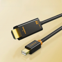 CABLETIME Mini Displayport to HDMI Cable 4K/HD Thunderbolt 2 Mini Display Port Adapter Cord For MacBook Air Mini DP to HDMI C054