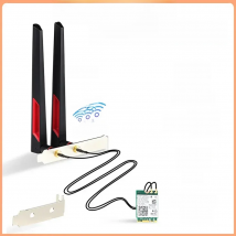 Wi-Fi 6E AX210NGW Wireless Card 5374Mbps BT5.3 Desktop Kit Antenna 802.11ax Tri-Band 2.4G/5Ghz/6G AX210NGW Than Wifi6 AX200