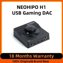 NEOHIPO H1 USB Gaming DAC Amplificatore per cuffie per PS5/PC/MAC Amplificatore per cuffie portatile Supporto 3.5MM/6.35MM/Microfono/EQ