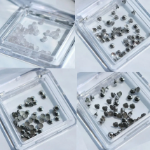 Dentst 50Pcs/box Dental Orthodontic Bondable Lingual Button Metal Mesh Base For Ortodoncia Treatment Brackets Braces