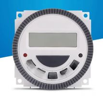 1NO + 1NC Volt free Output 16A Time Relay Control 220V 230V 240V 7 Days Programmable Digital Timer Switch With Protective COVER