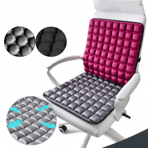 3D Air Cushion for Office Chair Car Seat Air Seat Cushion Back Cushion for Relieving Back Sciatica Tailbone Pain Seat Pad