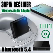 30Pin Bluetooth 5,4 Musik Empfänger A2DP/AVRCP Mini Wireless Audio Adapter Für IPhone IPod 30 PIN Jack Analog lautsprecher HIFI Stereo