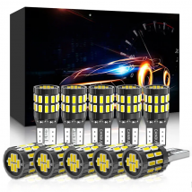 10pcs T10 W5W LED Canbus Bulbs 194 168 LED Car Interior Reading Parking Lights for Peugeot 4008 307 206 308 407 207 3008 2008