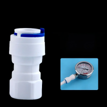 internal thread 1/4" TO 3/8" Tube RO Water purifier Pressure Gauge 32N diameter 12MM Straight Quick Connector PIPE Fitting
