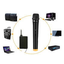 Wireless Handheld Microphone For Recording Stage Speakers Singing Parties Karaoke ABS Paint Universal Wireless Microphone