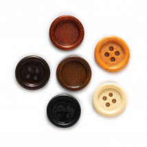 30/50pcs 4 Hole Wood Buttons for Sewing Scrapbook Clothing Crafts Gift Jacket Blazer Sweaters Handwork Accessories 10-25mm