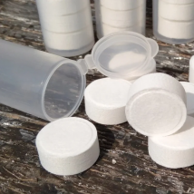 AHSNME 15pcs inside each tube Compressed towel 22 * 24cm camping easy to carry As long as three seconds into the water to expand