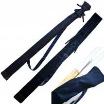 Cotten Leather Kendo Aikido Iaido Sword Bag  Japanese Carry Bag With Strap Hold 2 Swords Length 138cm Width 12cm