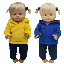 35 Cm Baby Dolls Clothes Strap Vest for 40cm Nenuco  Ropa Y Su Hermanita Doll Clothes Accessories