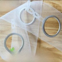 Wholesale Curtains Grommet Top Tape Transparent Ring Head 5 Circles / M Quality Accessories White Cloth Ribbon Eyelet Ojal 4